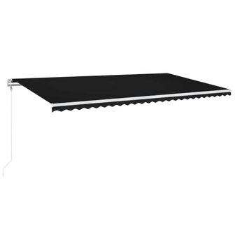 Luifel automatisch uittrekbaar 600x350 cm antracietkleurig 2