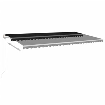 Luifel automatisch uittrekbaar 600x350 cm antracietkleurig 3