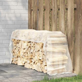 Doorzichtig zeildoek met zeilringen 1x3 m polyethyleen 1