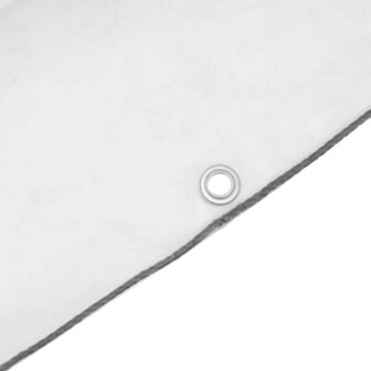 Doorzichtig zeildoek met zeilringen 1x4 m polyethyleen 8