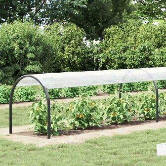 Doorzichtig zeildoek met zeilringen 1x6 m polyethyleen 3