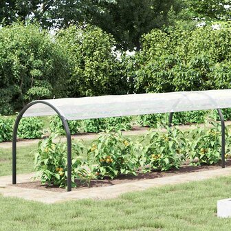 Doorzichtig zeildoek met zeilringen 1x12 m polyethyleen 3