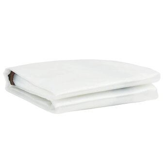 Doorzichtig zeildoek met zeilringen 1x2 m polyethyleen 3