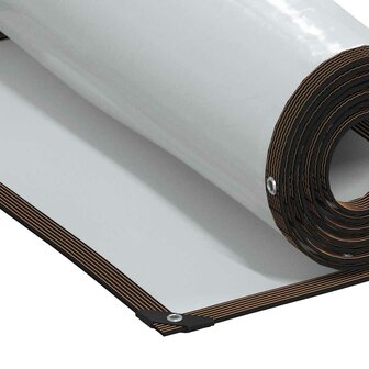 Doorzichtig zeildoek met zeilringen 1x3 m polyethyleen 6