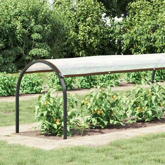 Doorzichtig zeildoek met zeilringen 1x12 m polyethyleen 2