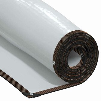 Doorzichtig zeildoek met zeilringen 3x3 m polyethyleen 1
