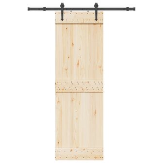 Doos met onderdelen voor schuifdeur 152,5 cm staal zwart 1