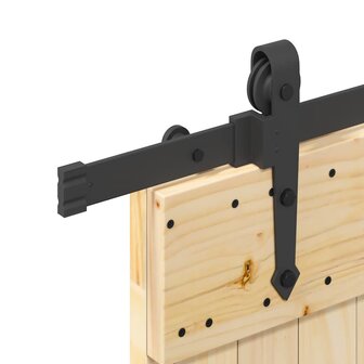 Schuifdeur met beslag 70x210 cm massief grenenhout 5
