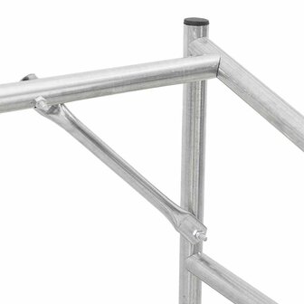 Haardhoutrek met regenhoes 151x60,5x110,5 cm staal 9
