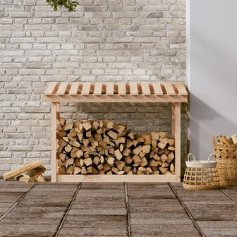Haardhoutrek 108x64,5x78 cm massief grenenhout 3