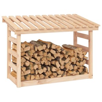 Haardhoutrek 108x64,5x78 cm massief grenenhout 4