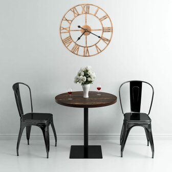 Wandklok 40 cm metaal goudkleurig 1
