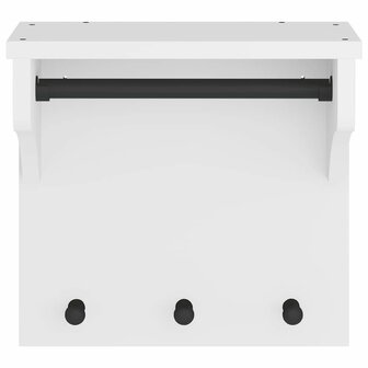 Wandkapstok SANDNES wit 43x30x42 cm massief grenenhout 5