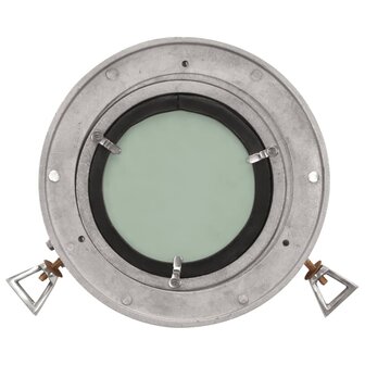 Wandspiegel patrijspoort &Oslash;23 cm&nbsp;aluminium en glas 3