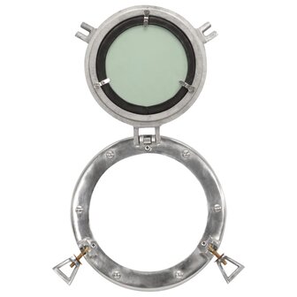 Wandspiegel patrijspoort &Oslash;23 cm&nbsp;aluminium en glas 4