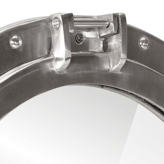 Wandspiegel patrijspoort &Oslash;23 cm&nbsp;aluminium en glas 5