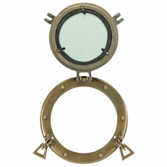 Wandspiegel patrijspoort &Oslash;23 cm&nbsp;aluminium en glas 4