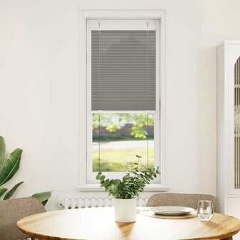 Pliss&eacute; rolgordijn 40x150 cm stofbreedte 39,4 cm antraciet 1