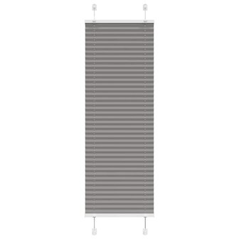 Pliss&eacute; rolgordijn 40x150 cm stofbreedte 39,4 cm antraciet 2