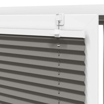 Pliss&eacute; rolgordijn 40x150 cm stofbreedte 39,4 cm antraciet 9