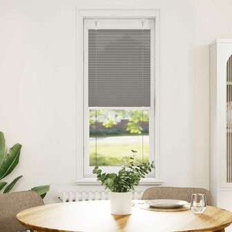 Pliss&eacute; rolgordijn 50x150 cm stofbreedte 49,4 cm antraciet 2