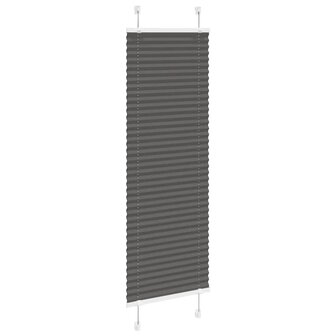 Pliss&eacute; rolgordijn 40x150 cm stofbreedte 39,4 cm polyester zwart 3