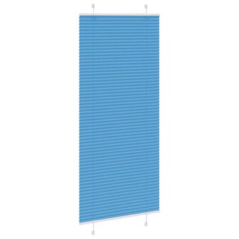 Pliss&eacute; rolgordijn 85x200 cm stofbreedte 84,4 cm polyester blauw 3
