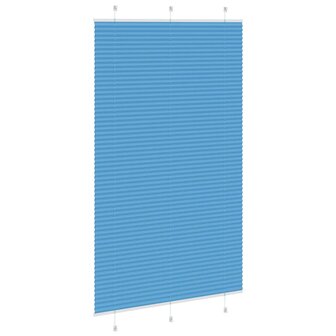 Pliss&eacute; rolgordijn 115x200cm stofbreedte 114,4cm polyester blauw 4