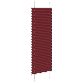 Pliss&eacute; rolgordijn 40x100 cm stofbreedte 39,4 cm bordeauxrood 4