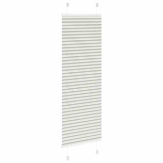 Pliss&eacute; rolgordijn 50x100 cm stofbreedte 49,4 cm lichtgrijs 4