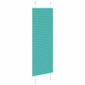 Pliss&eacute; rolgordijn 50x150 cm stofbreedte 49,4 cm petrol groen 4