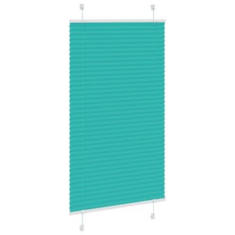 Pliss&eacute; rolgordijn 70x150 cm stofbreedte 69,4 cm petrol groen 3