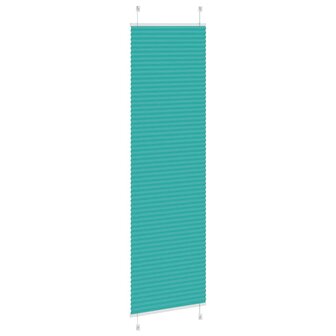 Pliss&eacute; rolgordijn 55x200 cm stofbreedte 54,4 cm petrol groen 4