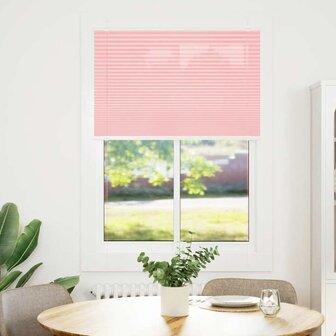 Pliss&eacute; rolgordijn 95x150 cm stofbreedte 94,4 cm polyester roze 2