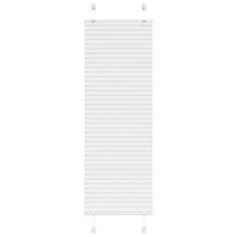 Pliss&eacute; rolgordijn 40x100 cm stofbreedte 39,4 cm polyester wit 1