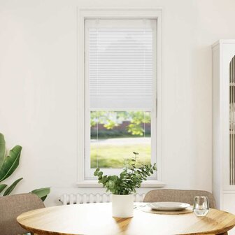 Pliss&eacute; rolgordijn 40x100 cm stofbreedte 39,4 cm polyester wit 2