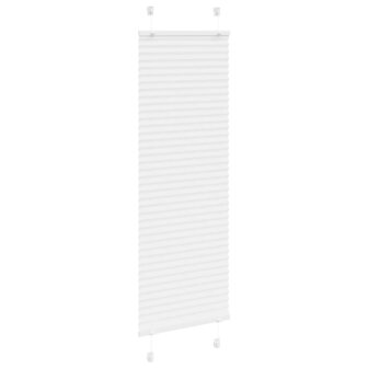 Pliss&eacute; rolgordijn 40x100 cm stofbreedte 39,4 cm polyester wit 3