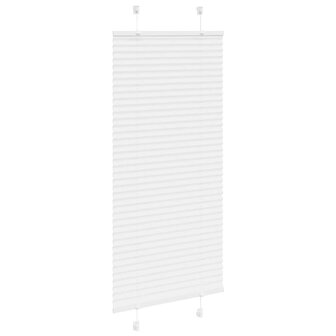 Pliss&eacute; rolgordijn 60x100 cm stofbreedte 59,4 cm polyester wit 3
