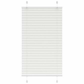 Pliss&eacute; rolgordijn 70x100 cm stofbreedte 69,4 cm polyester wit 1
