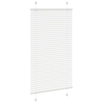 Pliss&eacute; rolgordijn 80x100 cm stofbreedte 79,4 cm polyester wit 3