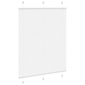Pliss&eacute; rolgordijn 105x100cm stofbreedte 104,4cm polyester wit 3
