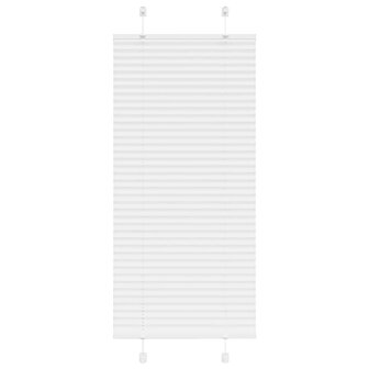 Pliss&eacute; rolgordijn 60x150 cm stofbreedte 59,4 cm polyester wit 1