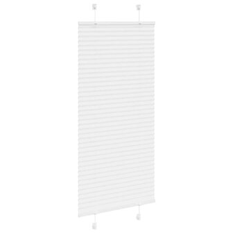 Pliss&eacute; rolgordijn 60x150 cm stofbreedte 59,4 cm polyester wit 3