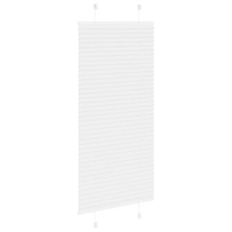 Pliss&eacute; rolgordijn 60x150 cm stofbreedte 59,4 cm polyester wit 4
