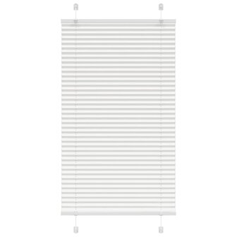 Pliss&eacute; rolgordijn 75x150 cm stofbreedte 74,4 cm polyester wit 1