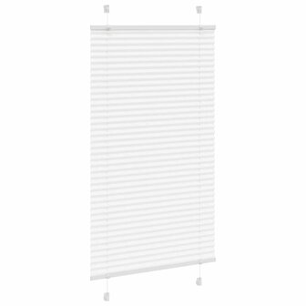 Pliss&eacute; rolgordijn 75x150 cm stofbreedte 74,4 cm polyester wit 3