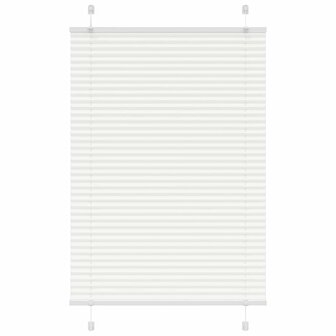 Pliss&eacute; rolgordijn 95x150 cm stofbreedte 94,4 cm polyester wit 1