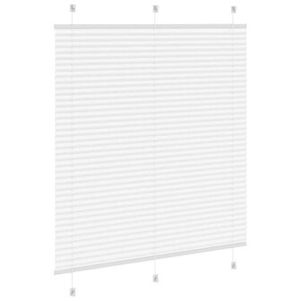 Pliss&eacute; rolgordijn 120x150 cm stofbreedte 119,4cm polyester wit 4