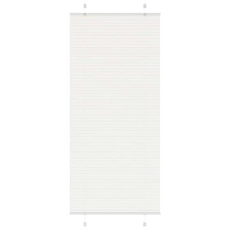 Pliss&eacute; rolgordijn 95x200 cm stofbreedte 94,4 cm polyester wit 1