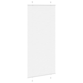 Pliss&eacute; rolgordijn 95x200 cm stofbreedte 94,4 cm polyester wit 3